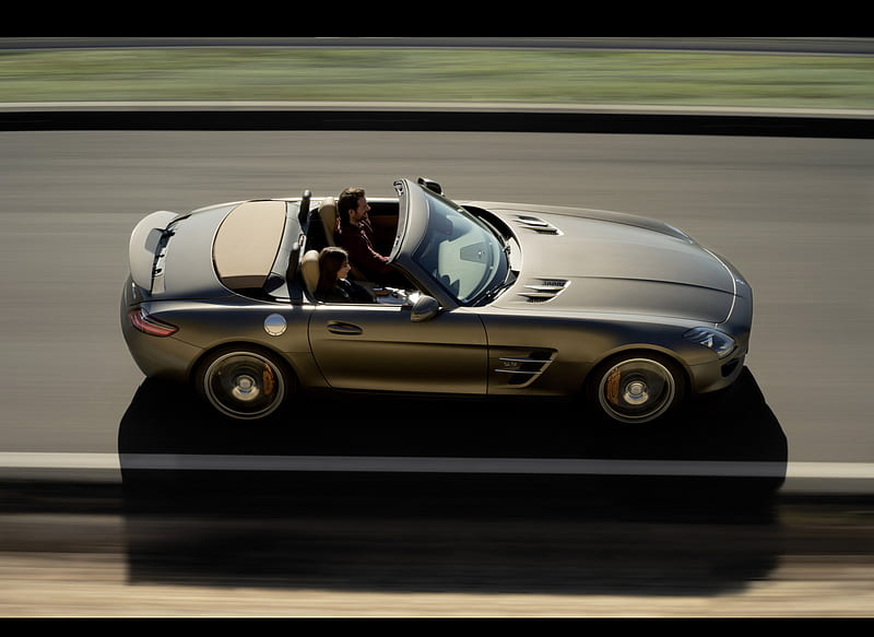 2012 Mercedes-Benz SLS AMG Roadster - Top, car, HD wallpaper