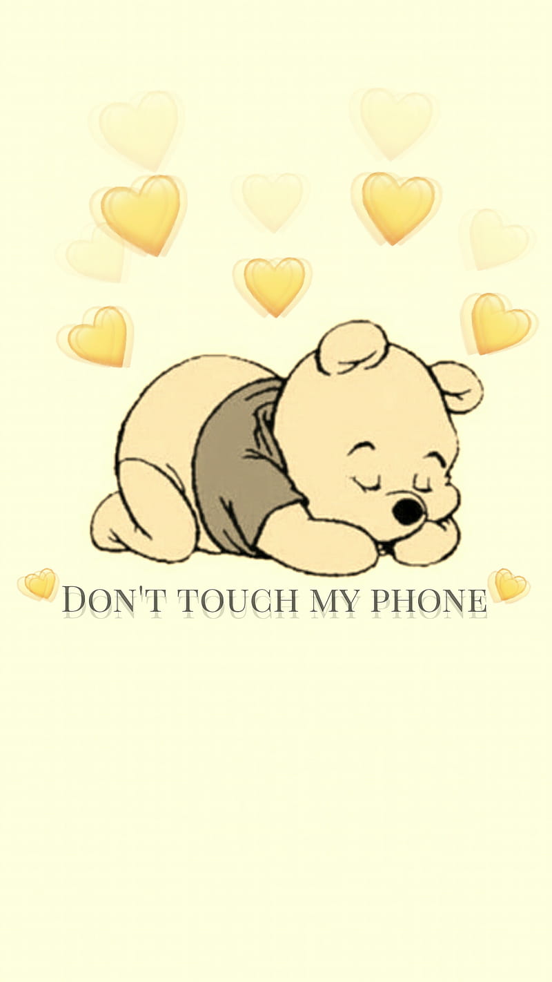 Winnie The Pooh, dont, phone, touch, HD phone wallpaper