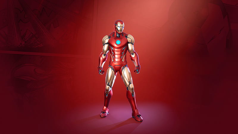 Fortnite Wallpaper 4K, Iron Man, PlayStation 4, PC Games