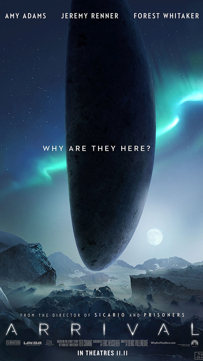 Arrival 2016, movie, poster, HD phone wallpaper