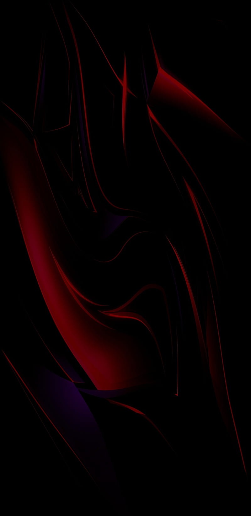 Paper, abstract, amoled, black, color, dark, note, purple, samsung, violet, HD phone wallpaper