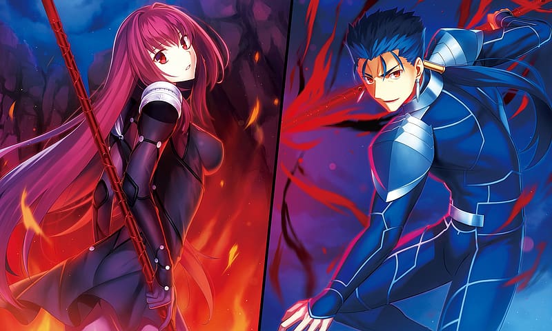 Anime, Lancer (Fate/stay Night), Fate/grand Order, Scathach (Fate/grand Order), Sukasaha, Fate Series, HD wallpaper