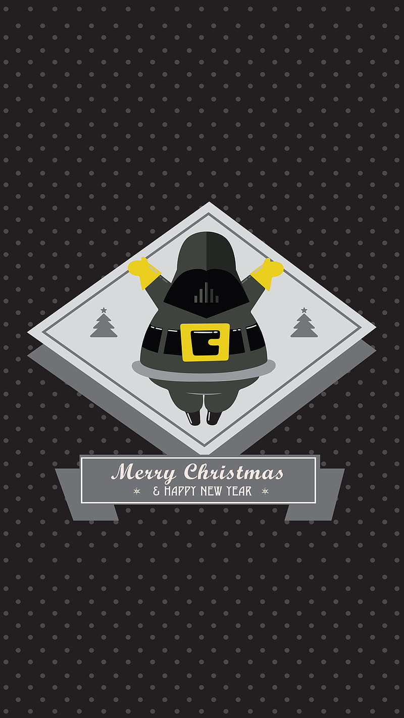 Star Wars Christmas, 929, cute, darth, holiday, new year, vader, xmas, HD phone wallpaper