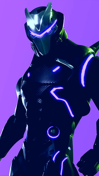 Purple Omega fortnite season 4 max omega HD phone wallpaper