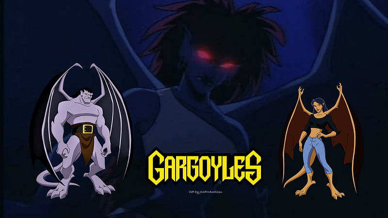 Gargoyles, goliath, cartoons sexy girls, 1920x1080 only, night demons,  anime, HD wallpaper | Peakpx