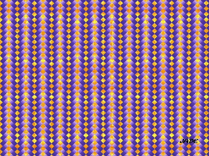 purple and gold diamonds, gold, diamonds, purple, 22657, HD wallpaper
