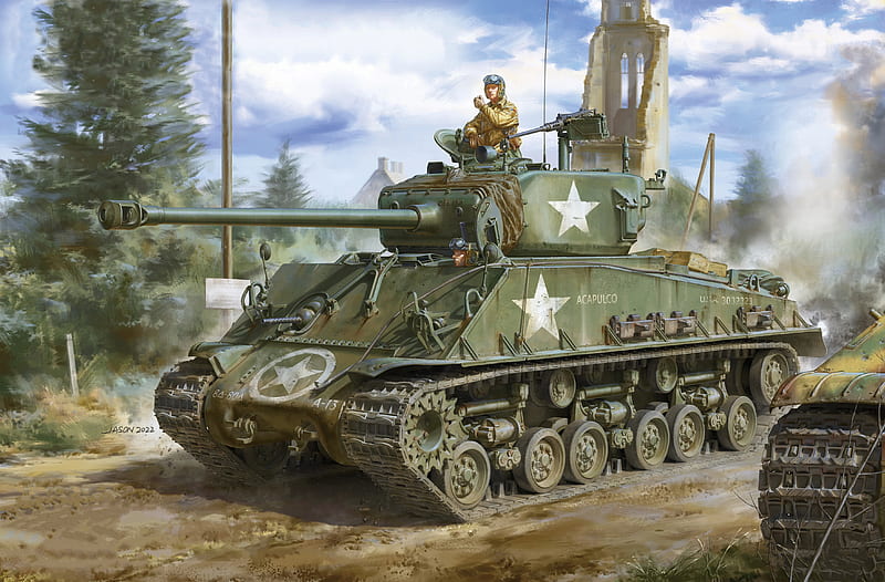 Tanks, M4 Sherman, HD wallpaper
