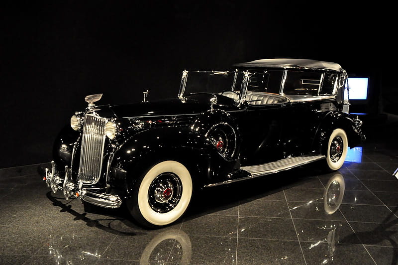 1938 Packard 1608, antique, automobile, car, packard, classic, 1608, 1938, HD wallpaper