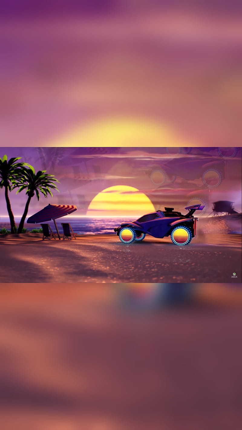 Rocket league, beach, sunsets, HD phone wallpaper | Peakpx