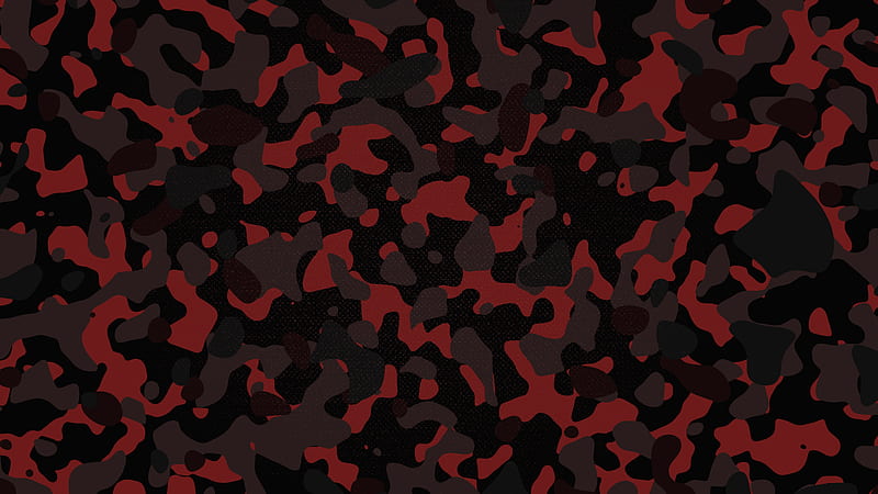 Red And Black Camouflage Background Clipart