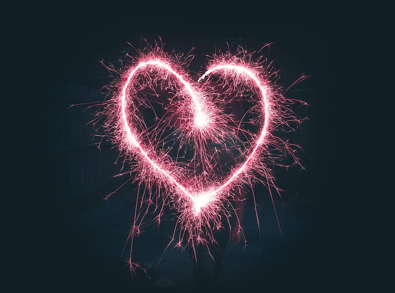 Love for you, fireworks, this is what i think of, HD wallpaper
