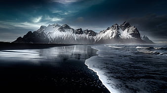 Aesthetic Iceland Landscape Desktop Wallpaper - Iceland Wallpaper