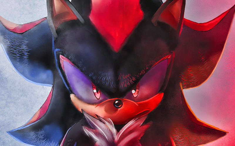 Shadow the Hedgehog Sonic The Hedgehog, poster, 2020 movie, Sonic, Black Sonic, HD wallpaper