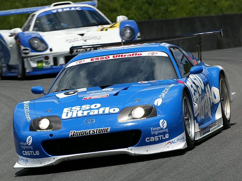 jtc race car, siver alloys, race modified, lights on, two seater, white, sponsorship, race track, blue, HD wallpaper
