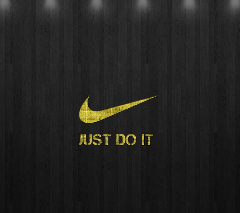 Nike, black, just do it, saying, HD wallpaper