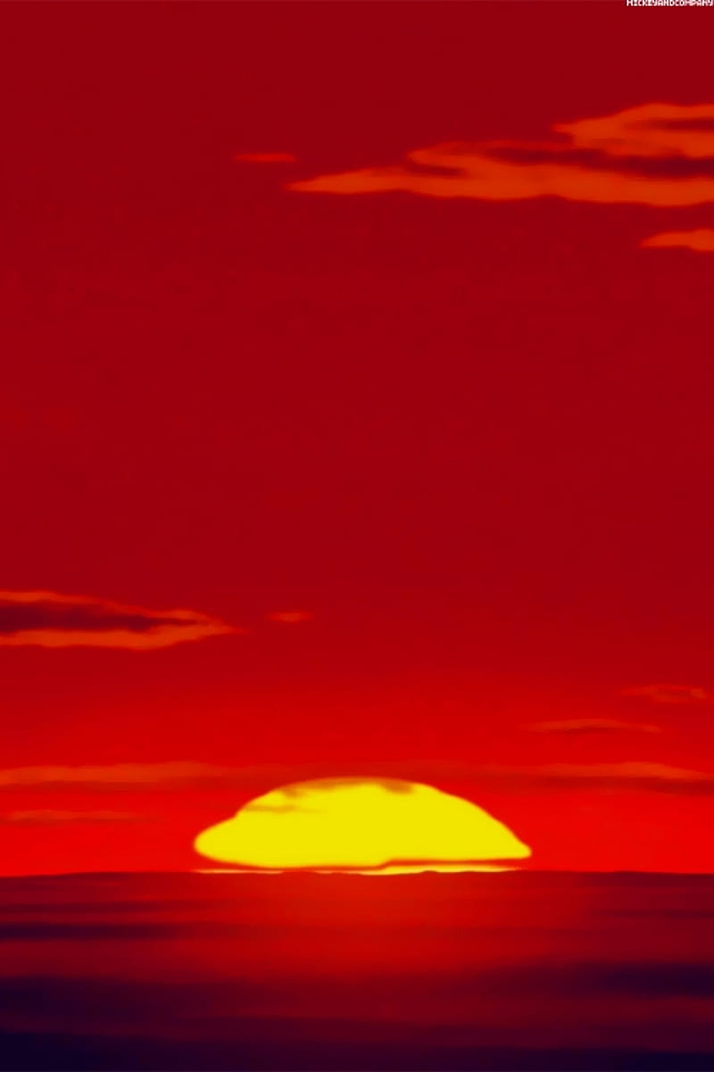 Lion king sunset, africa, disney, intro, lion king, paradise, simba, stunning, sun, sunset, HD phone wallpaper