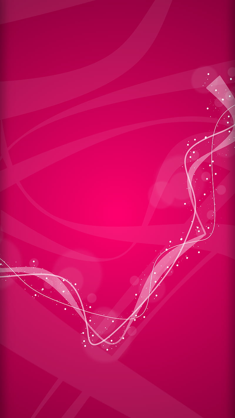 Pink Ribbon, abstract, background, white, HD phone wallpaper