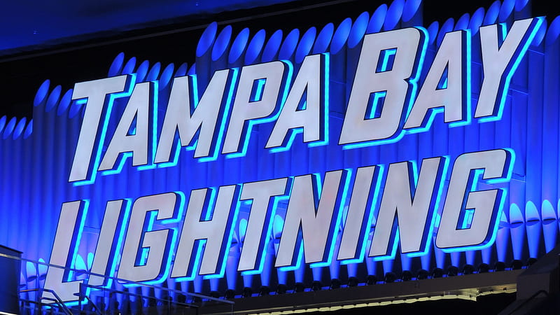 Wallpaper wallpaper, sport, logo, NHL, hockey, Tampa Bay Lightning images  for desktop, section спорт - download