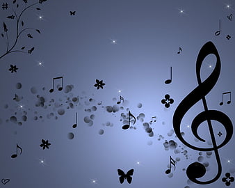 Sweet Melody, music notes, abstract, music, melody, HD wallpaper | Peakpx