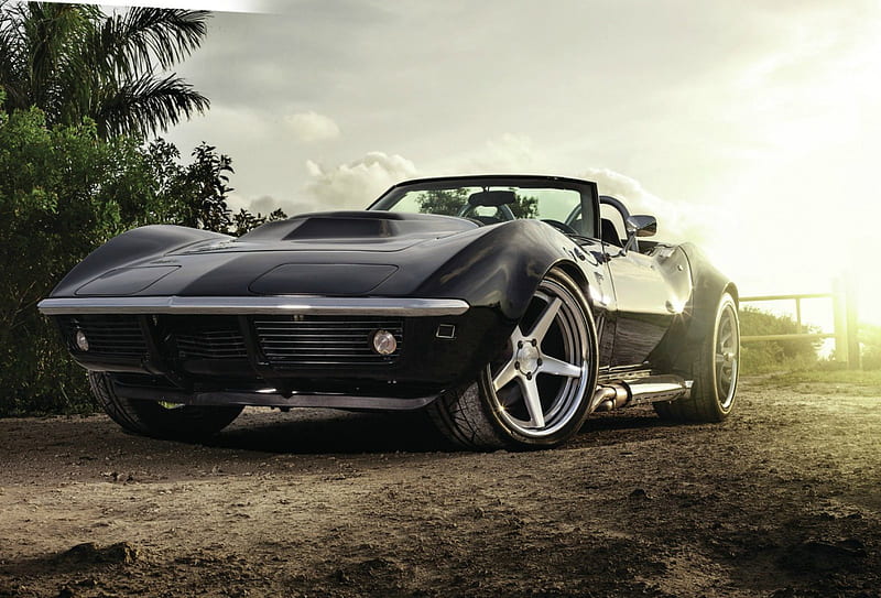 1969 corvette stingray black