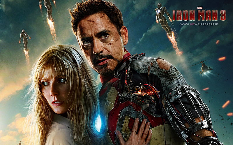 Ironman 3, Robert Downey Junior, 2013, Avengers, Marvel, HD wallpaper