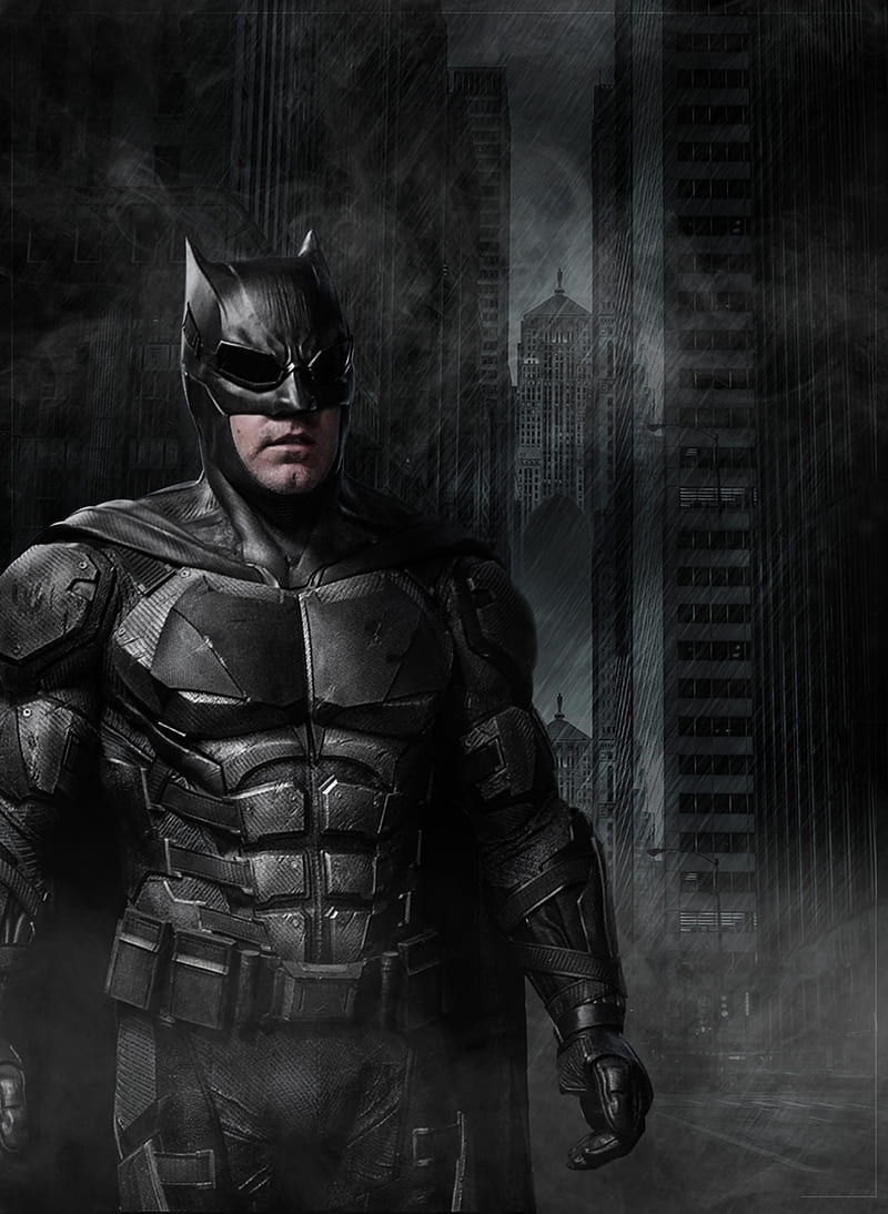 Batman, batfleck, black, dark, darkkinght, dc, dcmovie, fantacy, justiceleague, HD phone wallpaper