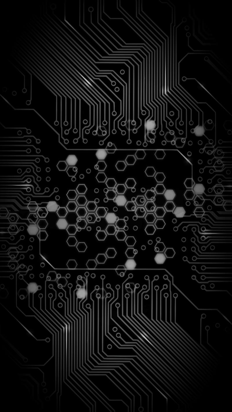 circuit wallpaper black