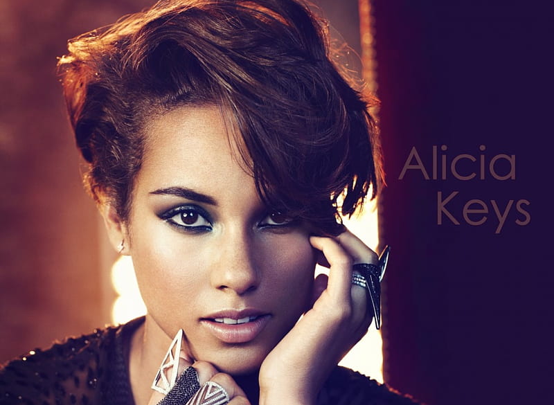 Alicia Keys, Alicia, musician, Keys, pianist, Alicia Augello Cook, singer, songwriter, HD wallpaper