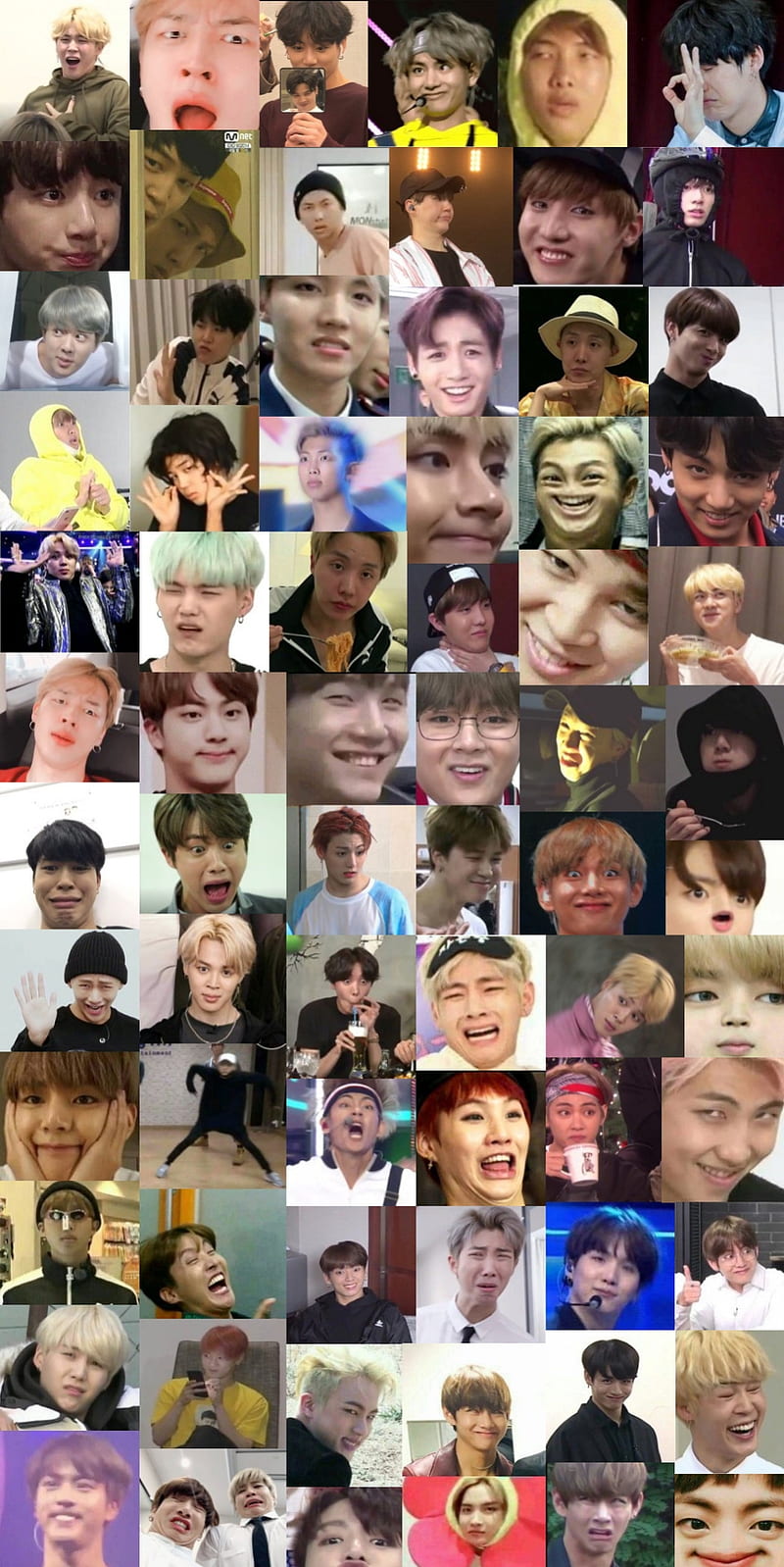 BTS Memes, faces, HD phone wallpaper