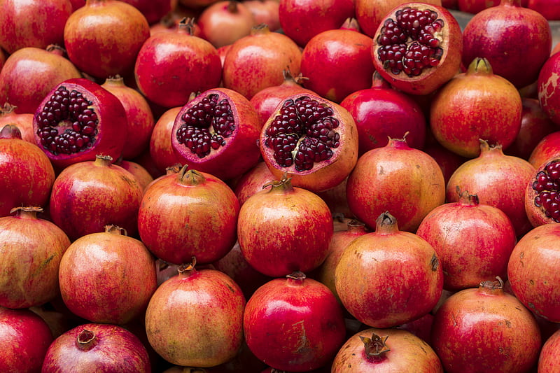 pomegranate fruits, HD wallpaper