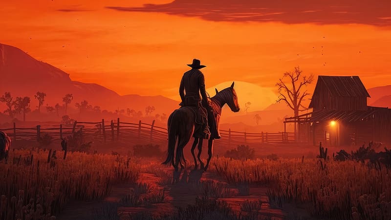 Arthur Morgan Evening Ride, red-dead-redemption-2, games, 2023-games, HD wallpaper