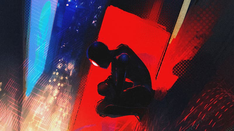 Spectacular Vigilance Across The Spider Verse, spider-man-across-the-spider-verse, spiderman, miles-morales, 2023-movies, movies, HD wallpaper