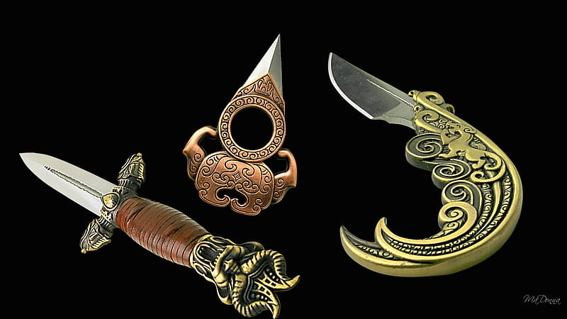 Blades 3, danger, knives, knife, sport, antique, blade, sharp, dagger, vintage, HD wallpaper