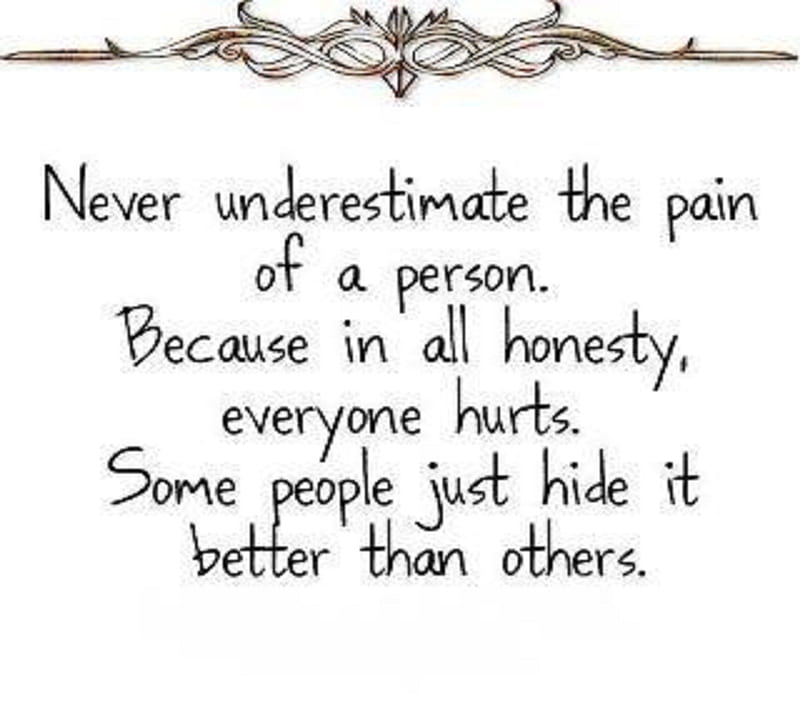 quotes about hiding pain