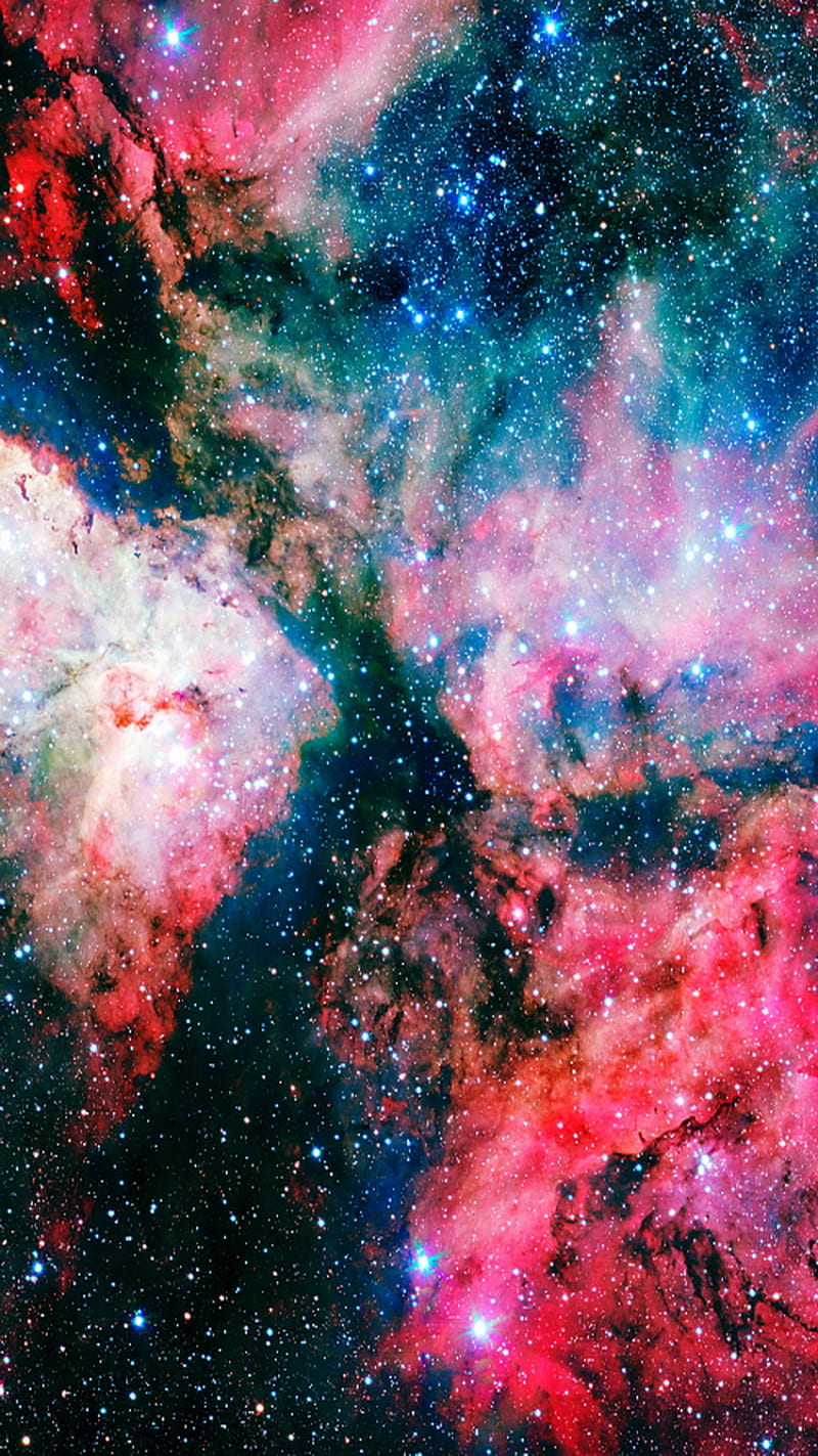 Carina Nebula, colors, galaxy, sky, HD phone wallpaper