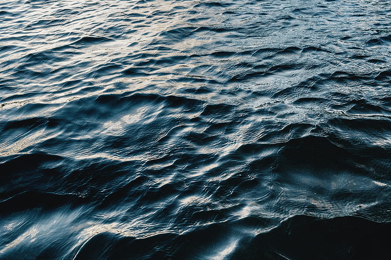 waves, water, surface, body of water, HD wallpaper