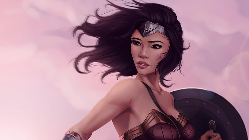 Artworks Of Wonder Woman, wonder-woman, superheroes, artist, artwork, digital-art, HD wallpaper