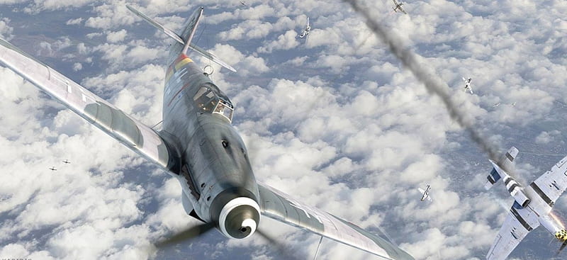 Me 109, Luftwaffe, 109, Warbird, HD wallpaper