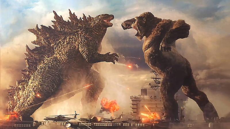 Godzilla Vs King Kong Fight Night, HD wallpaper