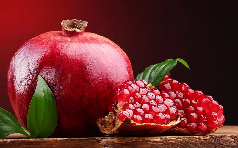 pomegranate, fruit, HD wallpaper