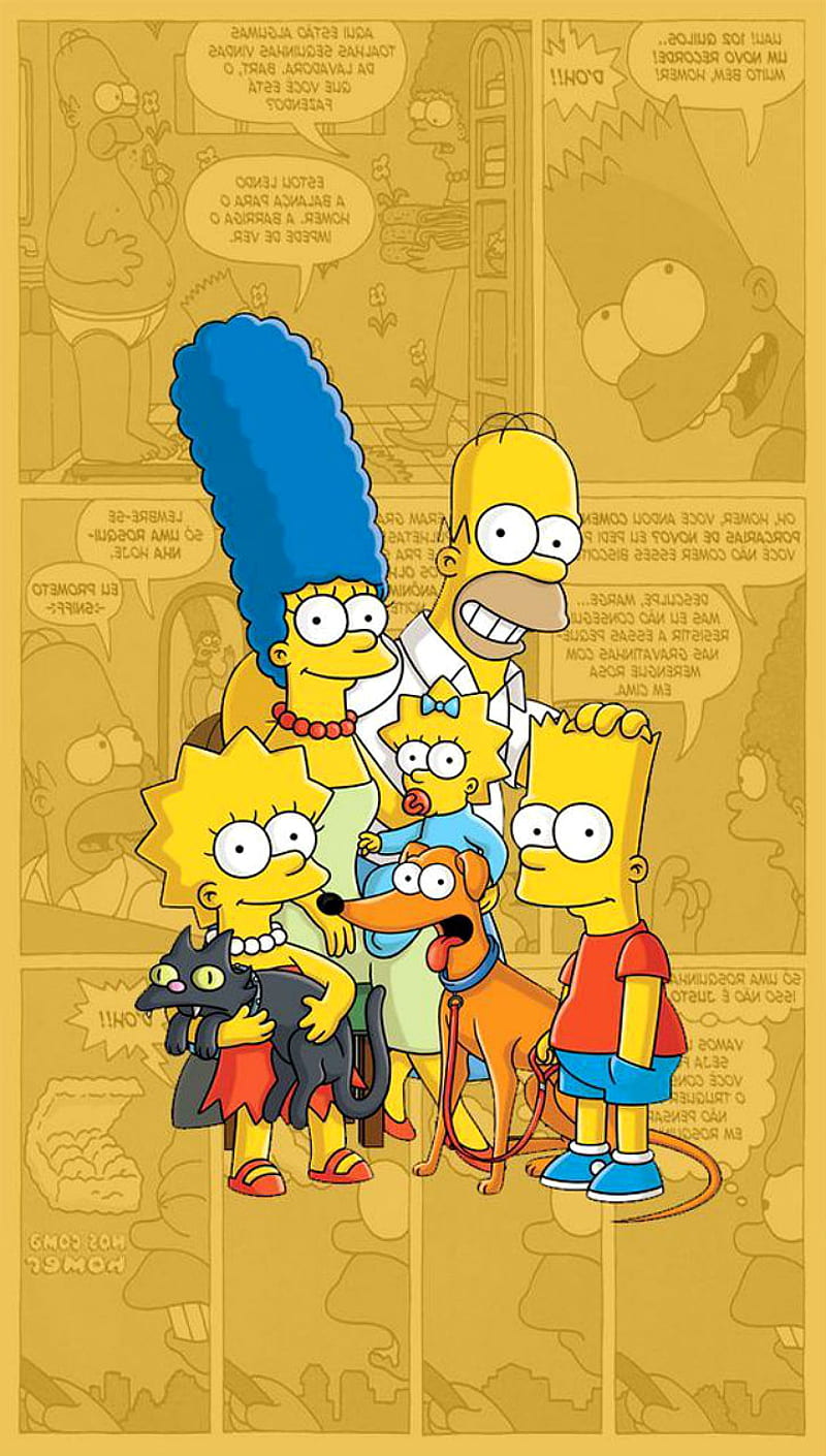 The Simpsons, 90s, animated, bart, cartoon, cartoon show, comedy, fox, homer, lisa, maggie, marge, show, HD phone wallpaper