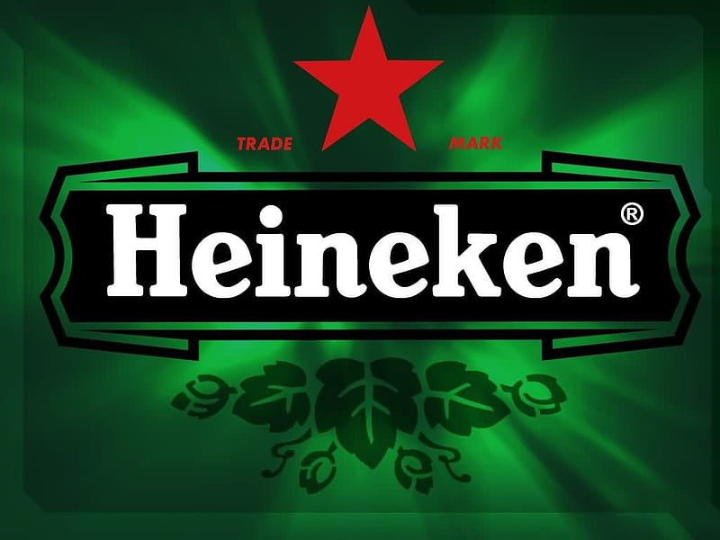 Beer Heineken, graphie, heineken, food, drink, comestible, refreshment, HD wallpaper