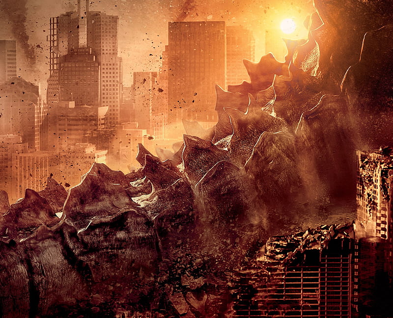 Godzilla Tail, dragon, kaiju, king kong, monsters, HD wallpaper