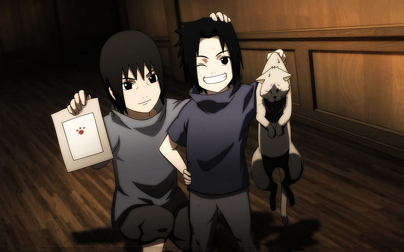 Uchiha And Sasuke, Manga, Anime, Naruto, Brothers, HD wallpaper