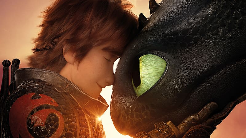 Movie, Toothless (How To Train Your Dragon), Hiccup (How To Train Your Dragon), How To Train Your Dragon, How To Train Your Dragon: The Hidden World, HD wallpaper