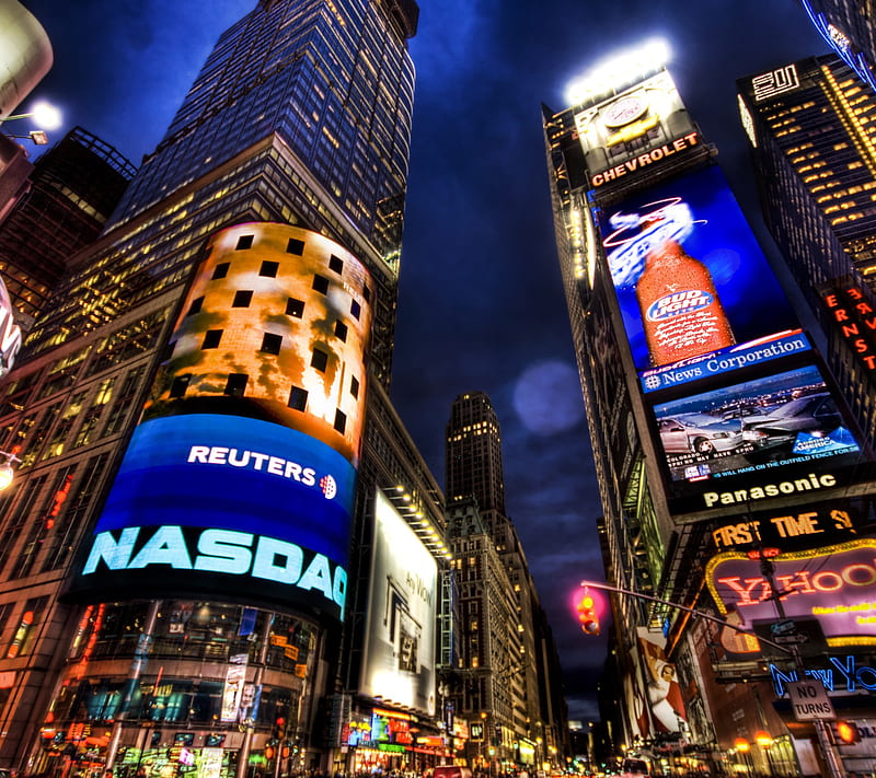 Times Square, city, colors, neon, new, sign, town, usa, york, HD wallpaper