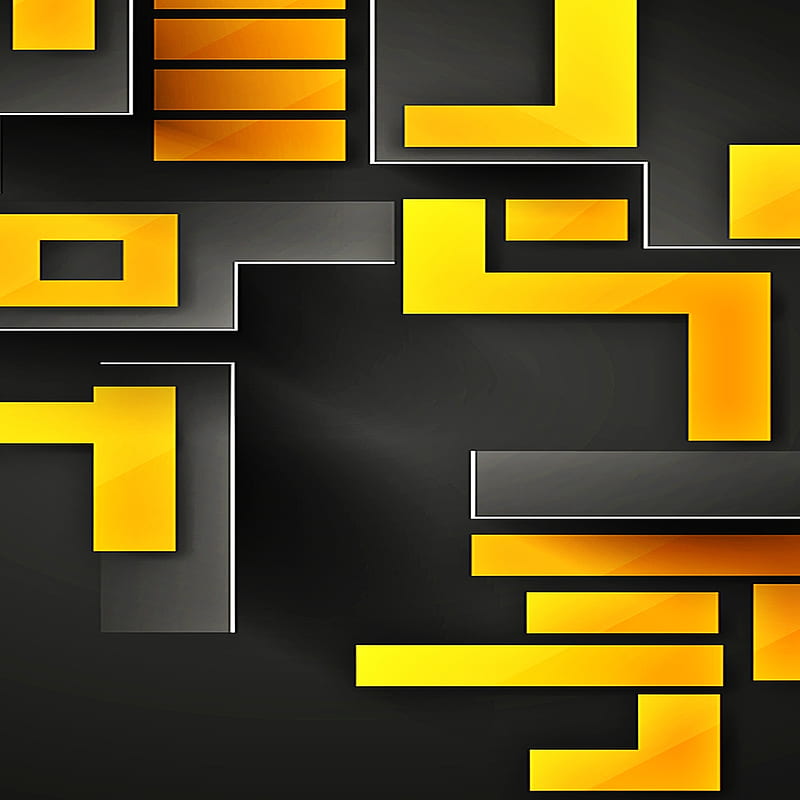 Abstract, black, yellow, HD phone wallpaper | Peakpx