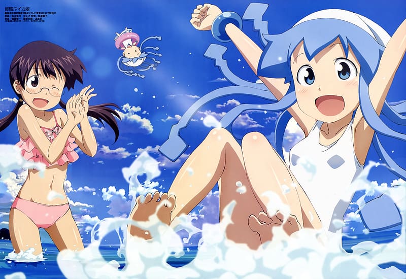 Anime, Ika Musume, Squid Girl, HD wallpaper