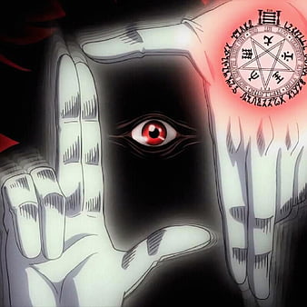 Wallpaper cross, characters, vampire, Hellsing, red eyes, pentagram,  madness, Alucard for mobile and desktop, section сёнэн, resolution  1920x1080 - download