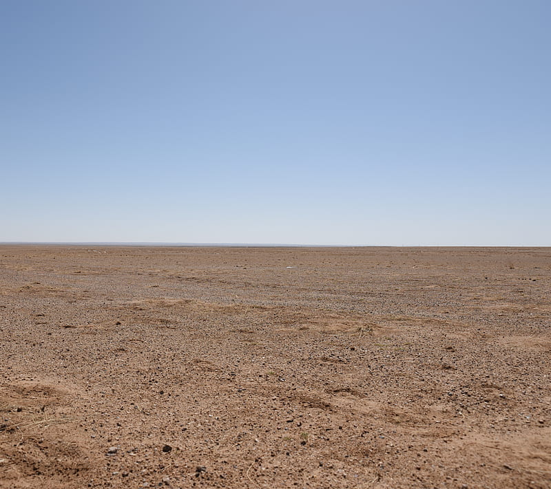 Gobi desert, blue sky, mongolia, sand, HD wallpaper